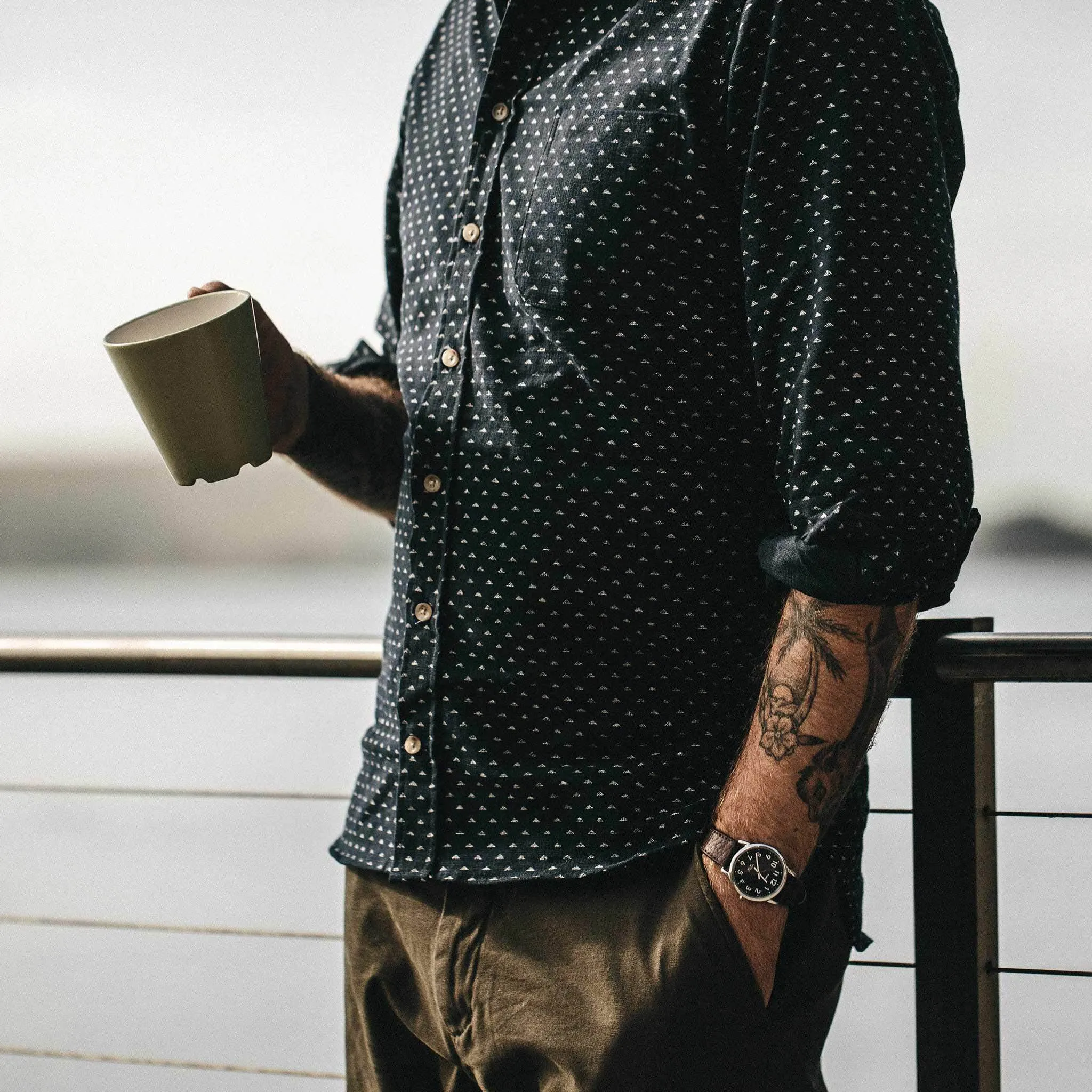 The California in Indigo Pyramid sold by Taylor Stitch product image thumbnail 3