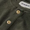 The Heavy Bag Henley in Cypress sold by Taylor Stitch