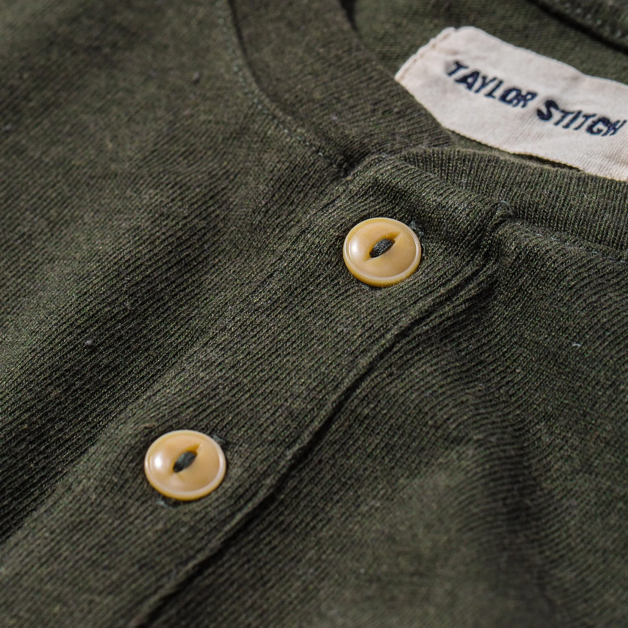 The Heavy Bag Henley in Cypress sold by Taylor Stitch product image thumbnail 4