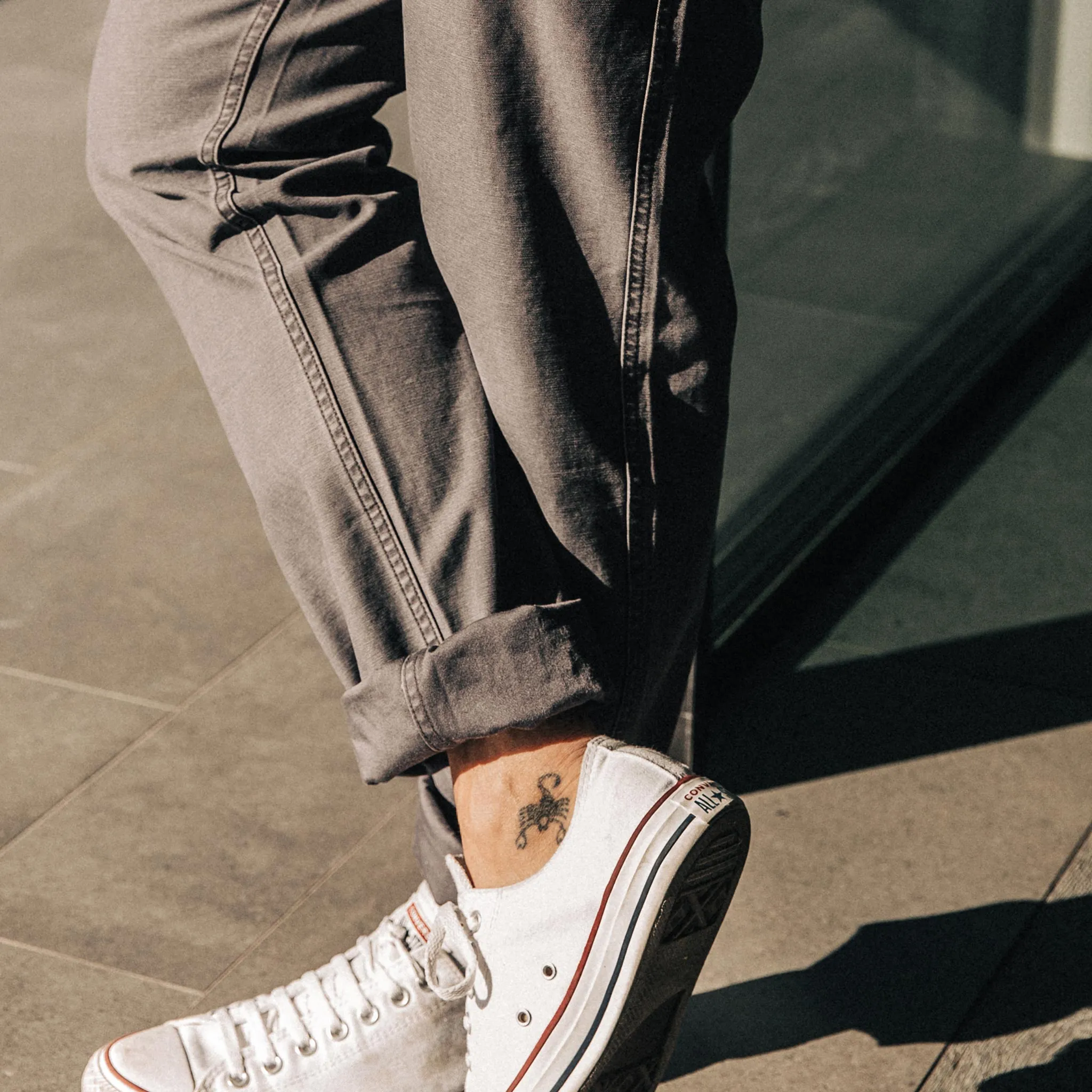 The Camp Pant in Charcoal Reverse Sateen sold by Taylor Stitch product image thumbnail 3