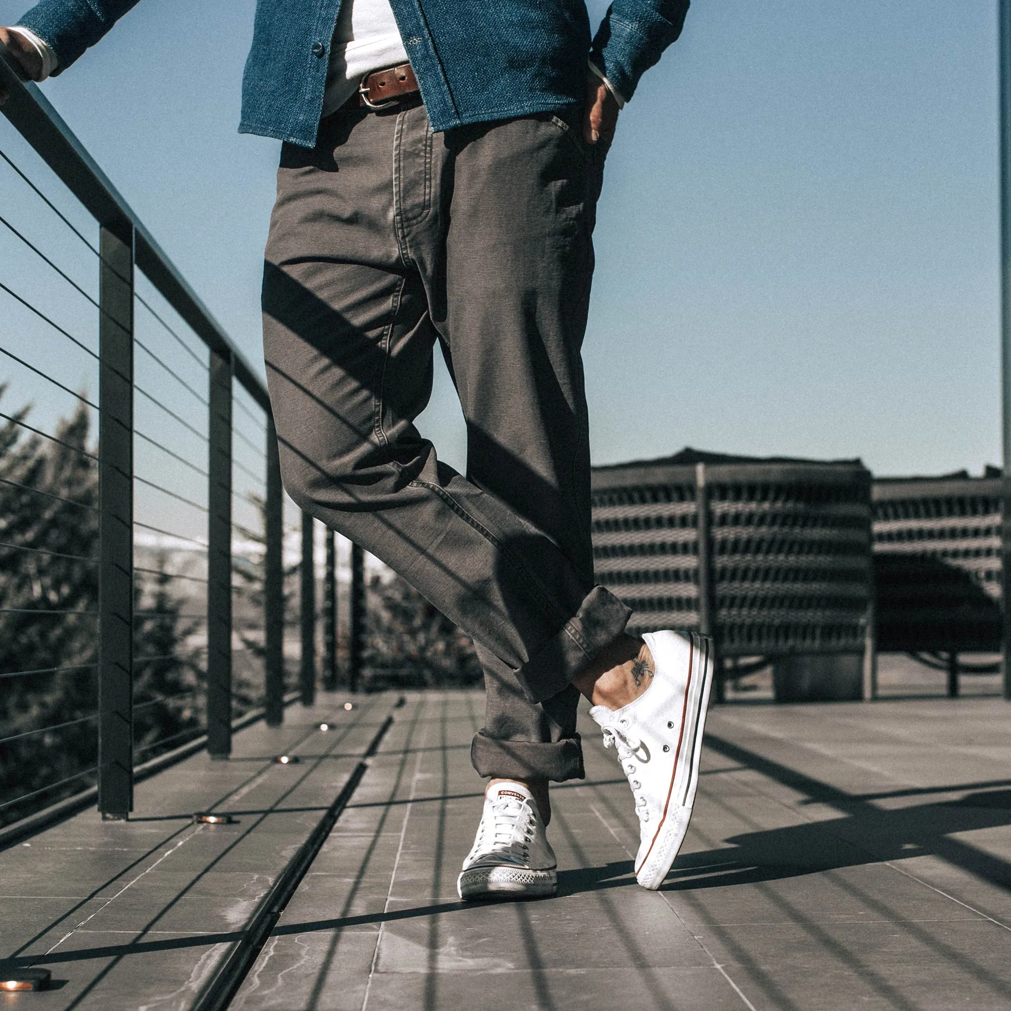 The Camp Pant in Charcoal Reverse Sateen sold by Taylor Stitch product image thumbnail 2