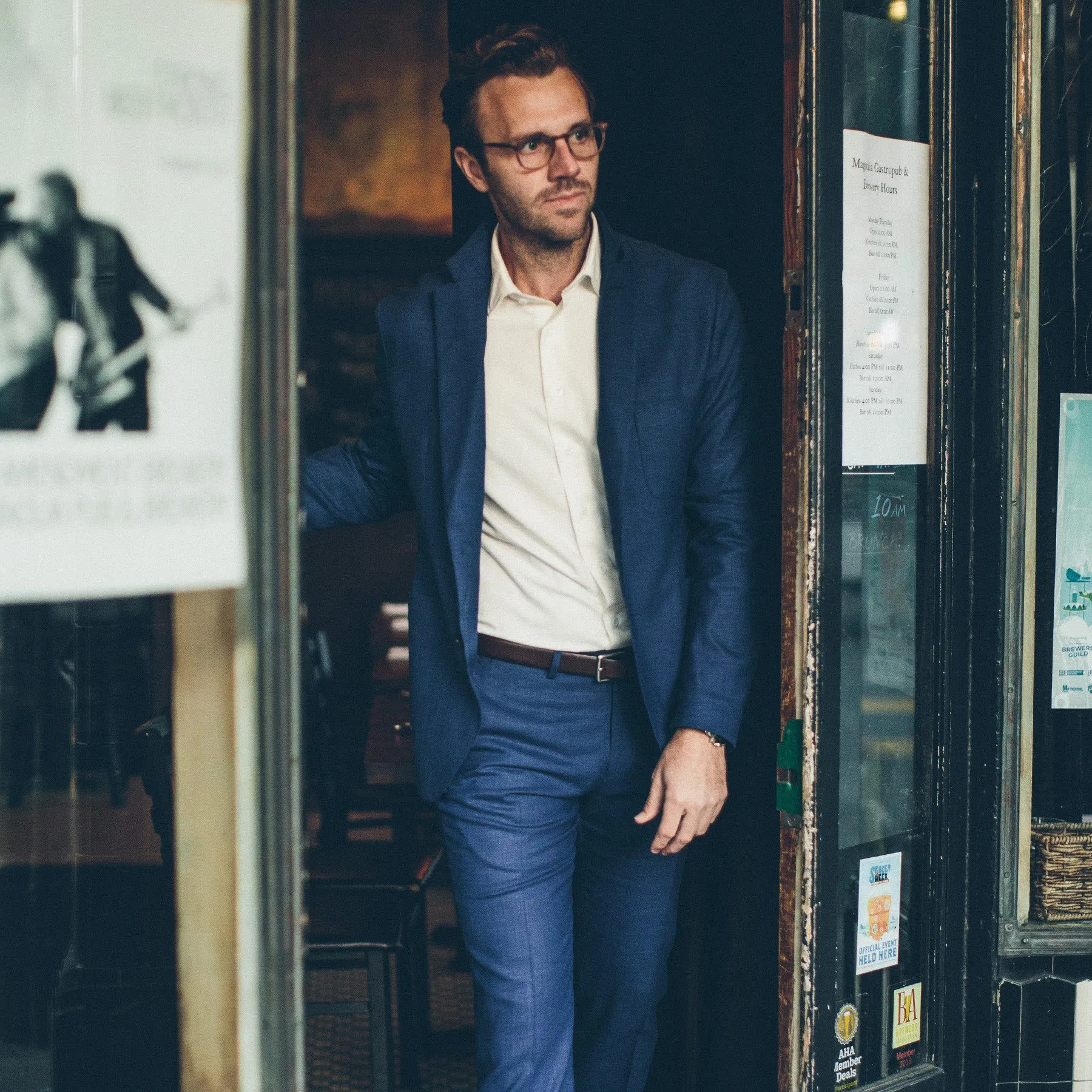 The Telegraph Jacket in Cobalt sold by Taylor Stitch product image thumbnail 5