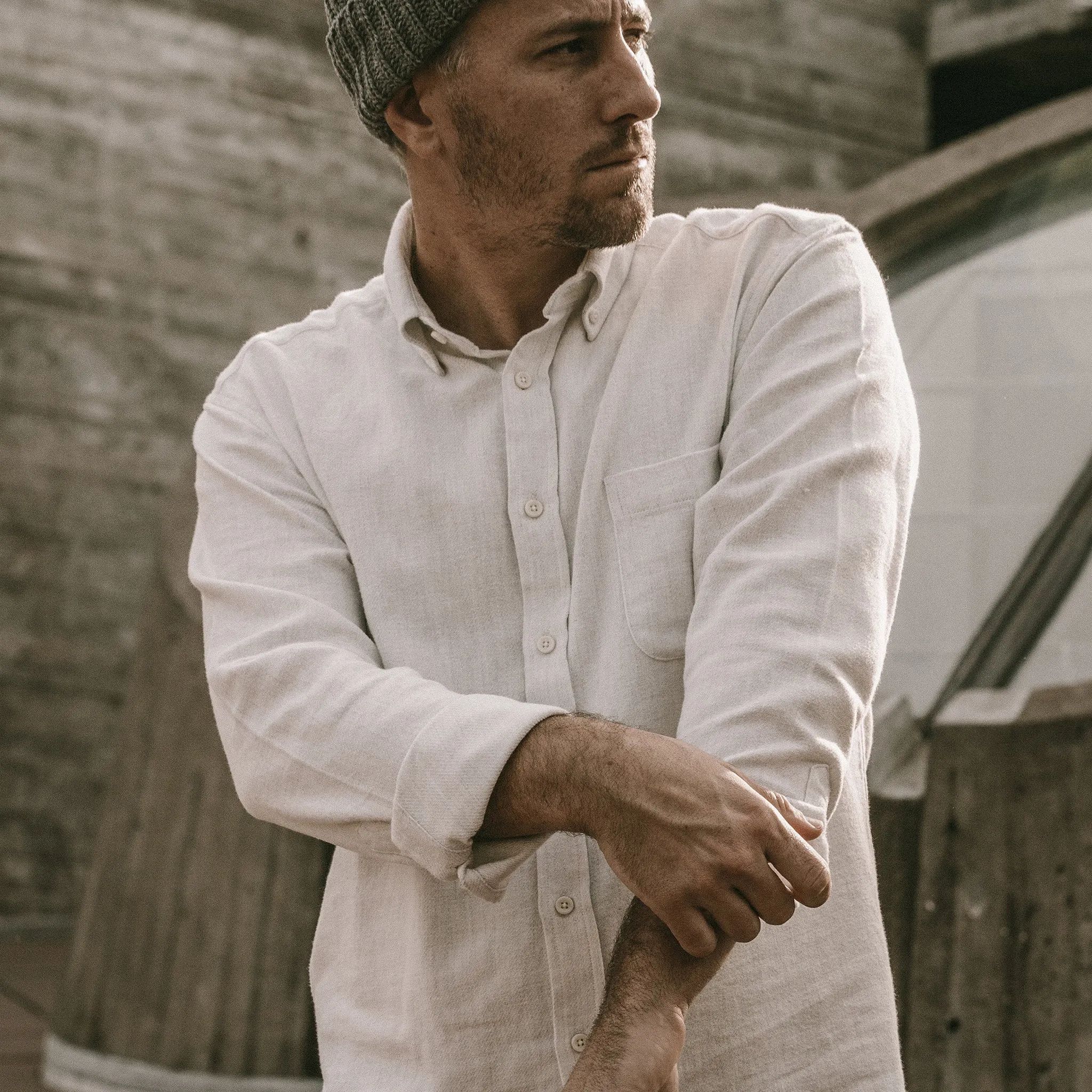 The Jack in Natural Brushed Organic Cotton sold by Taylor Stitch product image thumbnail 2