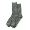 The Waffle Sock in Deep Sea sold by Taylor Stitch