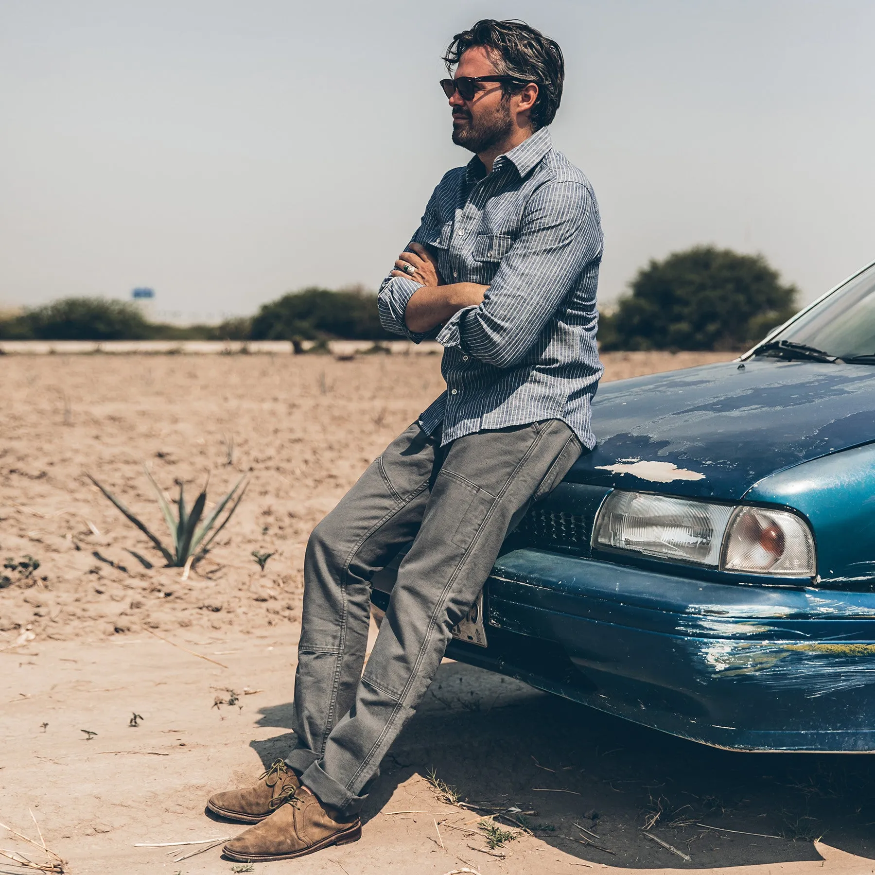 The Chore Pant in Washed Gravel sold by Taylor Stitch product image thumbnail 2