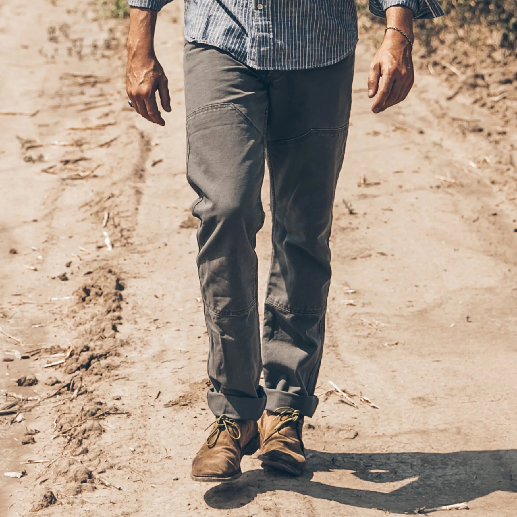 The Chore Pant in Washed Gravel sold by Taylor Stitch product image thumbnail 3