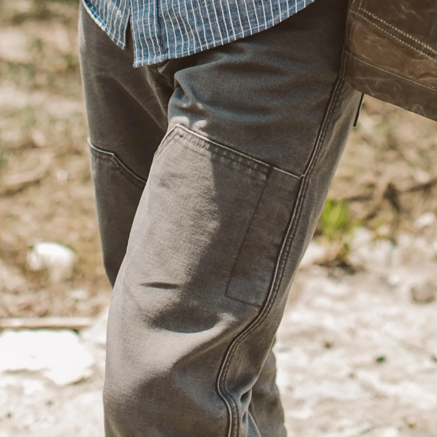 The Chore Pant in Washed Gravel sold by Taylor Stitch product image thumbnail 5