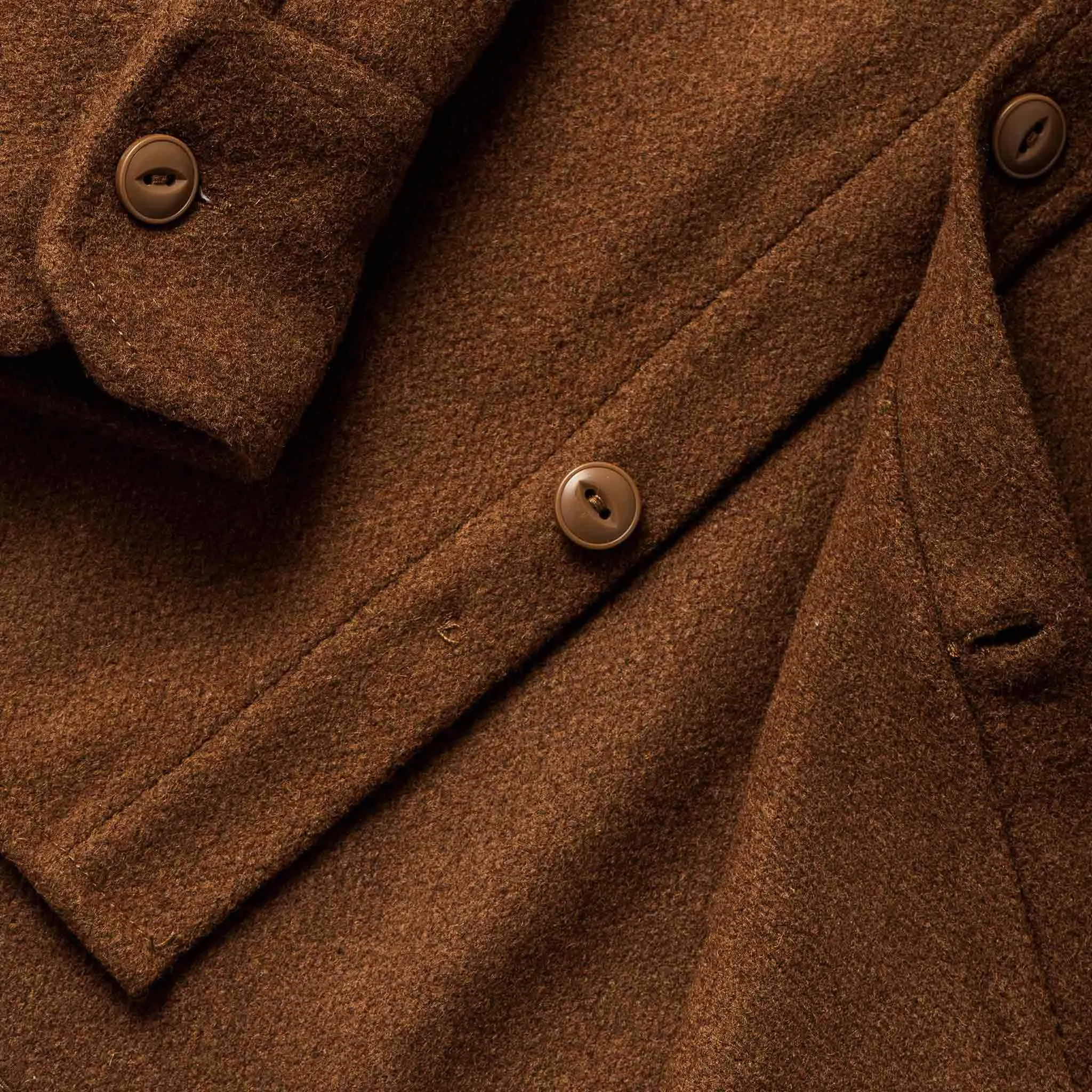 The Maritime Shirt Jacket in Rust sold by Taylor Stitch product image thumbnail 5