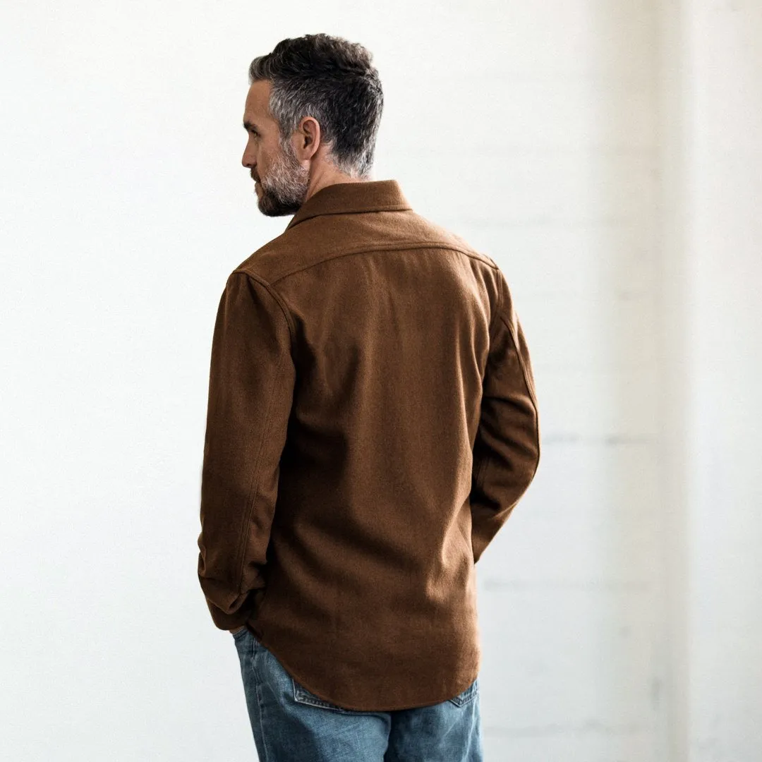 The Maritime Shirt Jacket in Rust sold by Taylor Stitch product image thumbnail 4