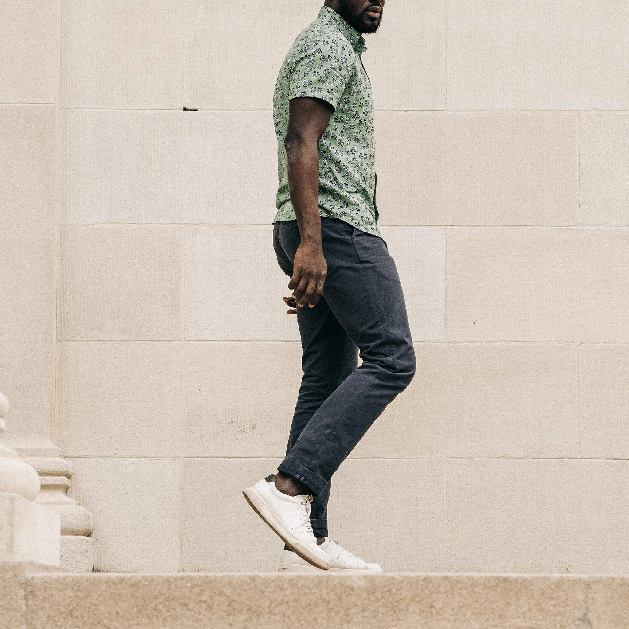 The Democratic Foundation Pant in Organic Marine sold by Taylor Stitch product image thumbnail 4