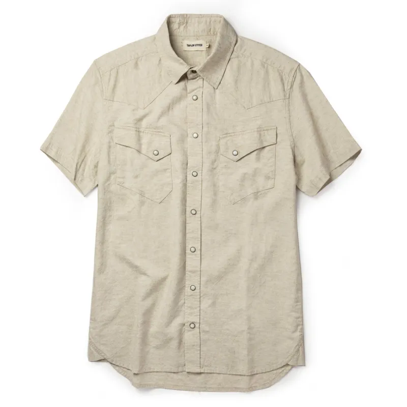 The Short Sleeve Western in Natural sold by Taylor Stitch
