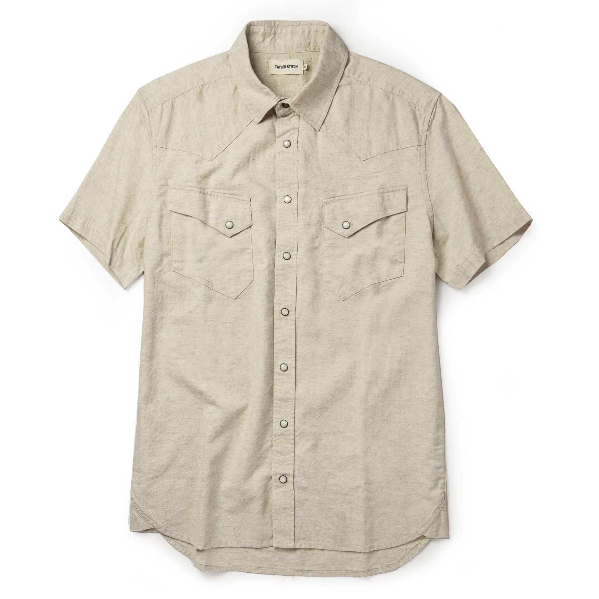 The Short Sleeve Western in Natural sold by Taylor Stitch