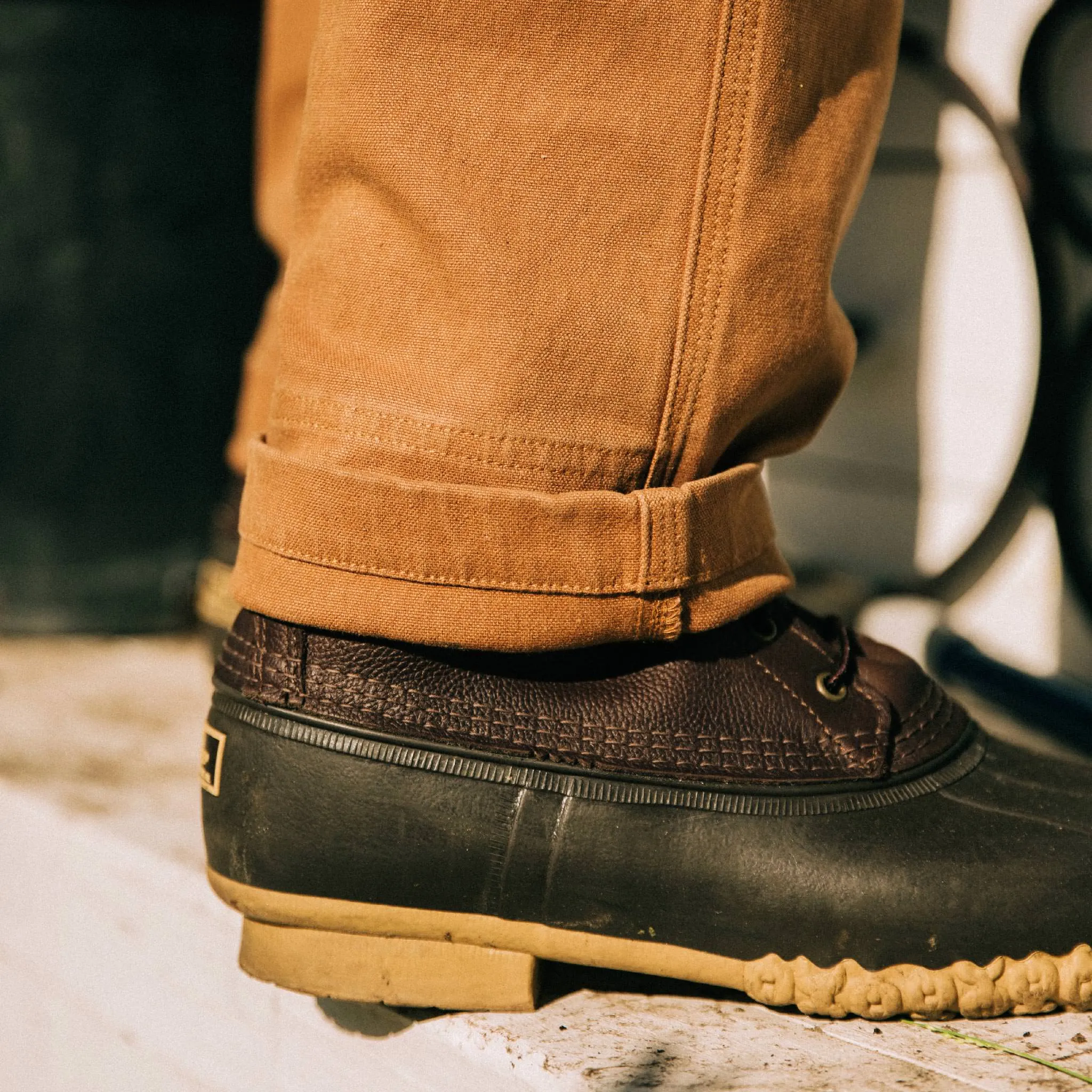 The Carpenter Pant in Cedar Boss Duck sold by Taylor Stitch product image thumbnail 4