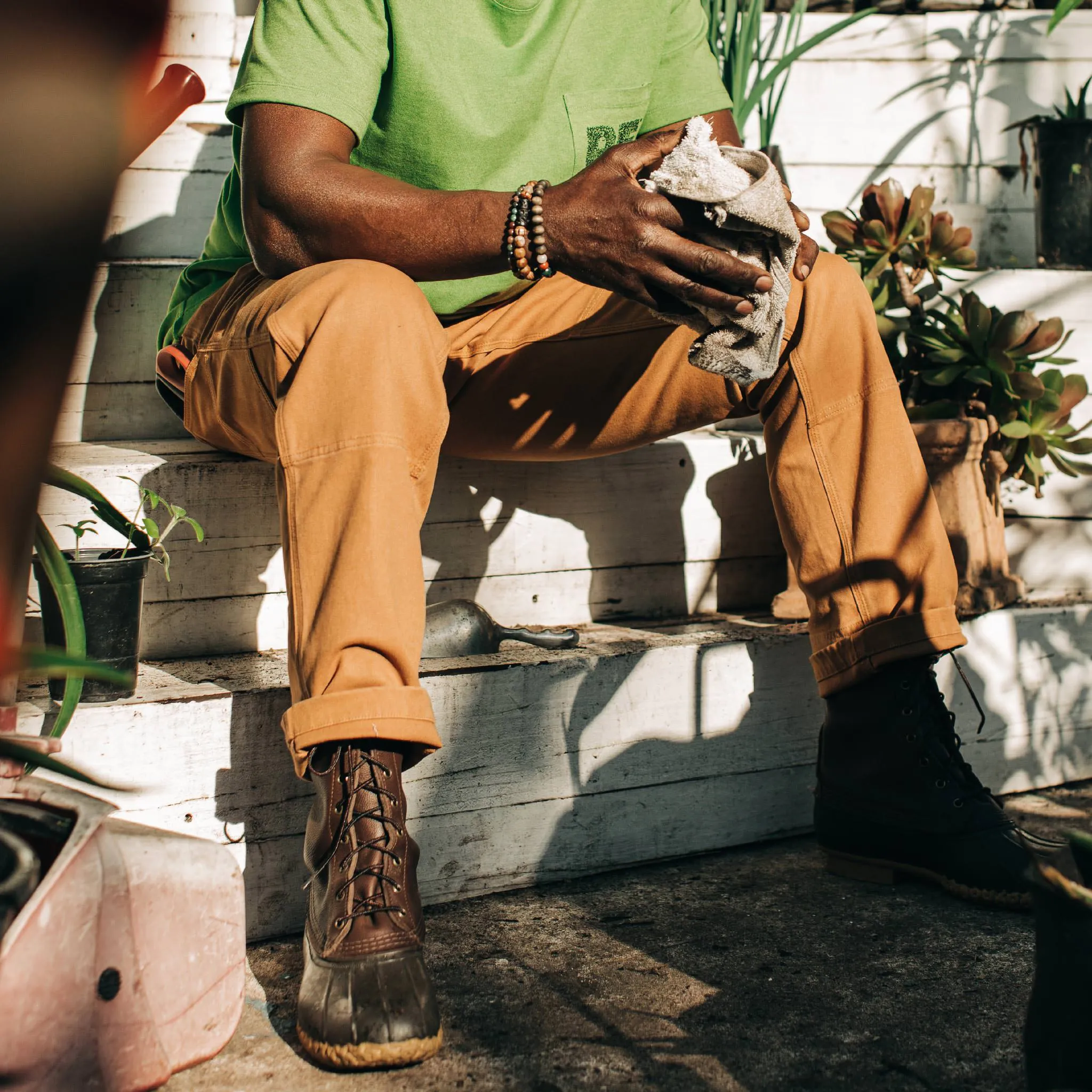 The Carpenter Pant in Cedar Boss Duck sold by Taylor Stitch product image thumbnail 5