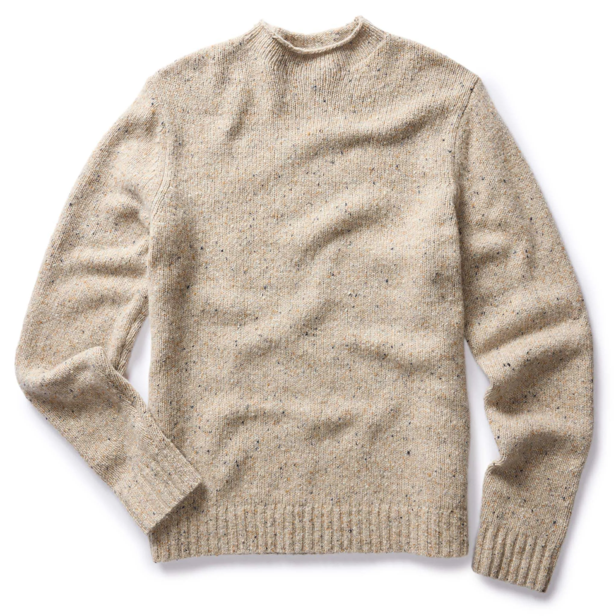 The Seafarer Sweater in Natural Donegal sold by Taylor Stitch