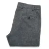 The Telegraph Trouser in Grey Wool sold by Taylor Stitch