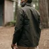 The Clutch Jacket in Soil Waxed Canvas sold by Taylor Stitch