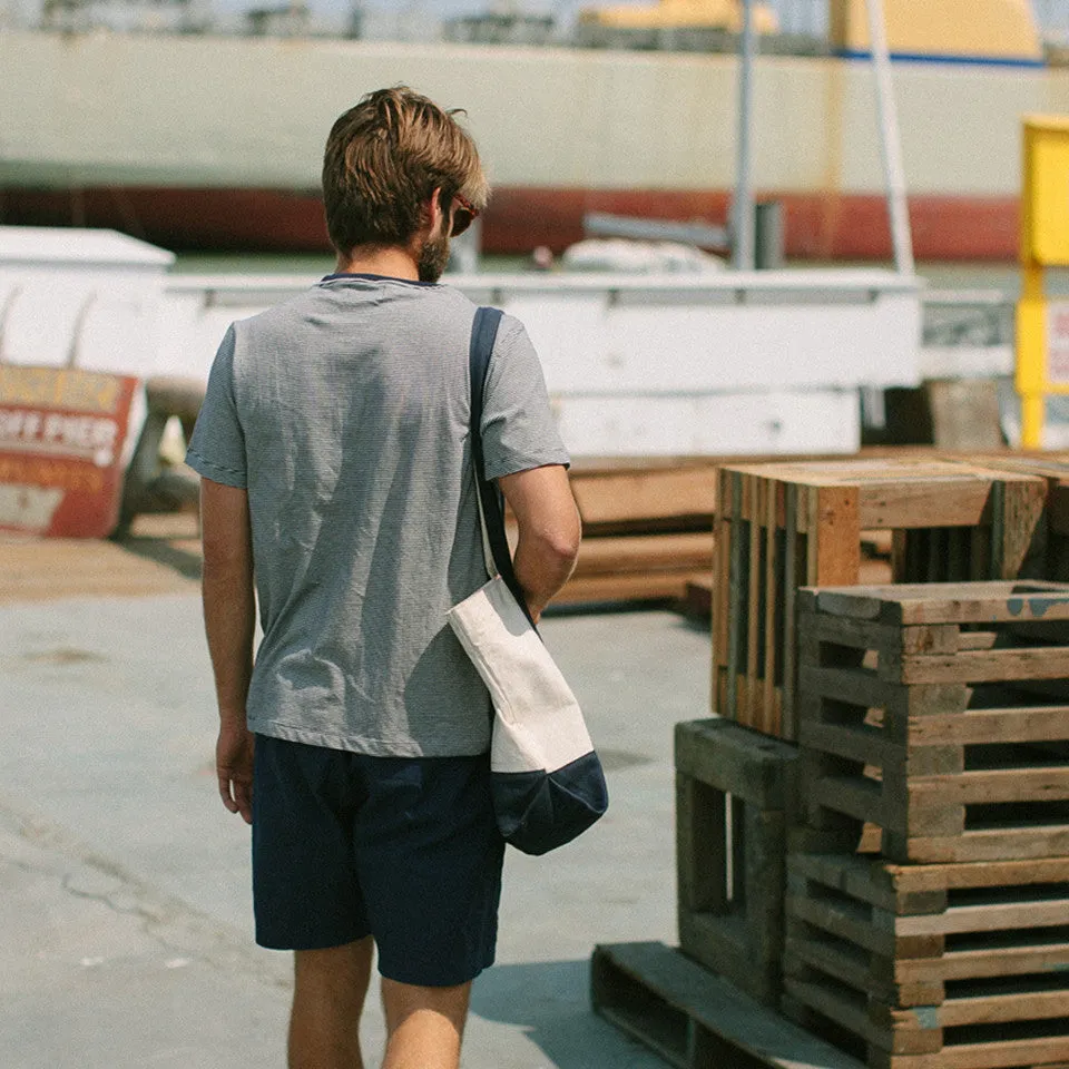 The Crewneck Pocket Tee in Sausalito Stripe sold by Taylor Stitch product image thumbnail 5