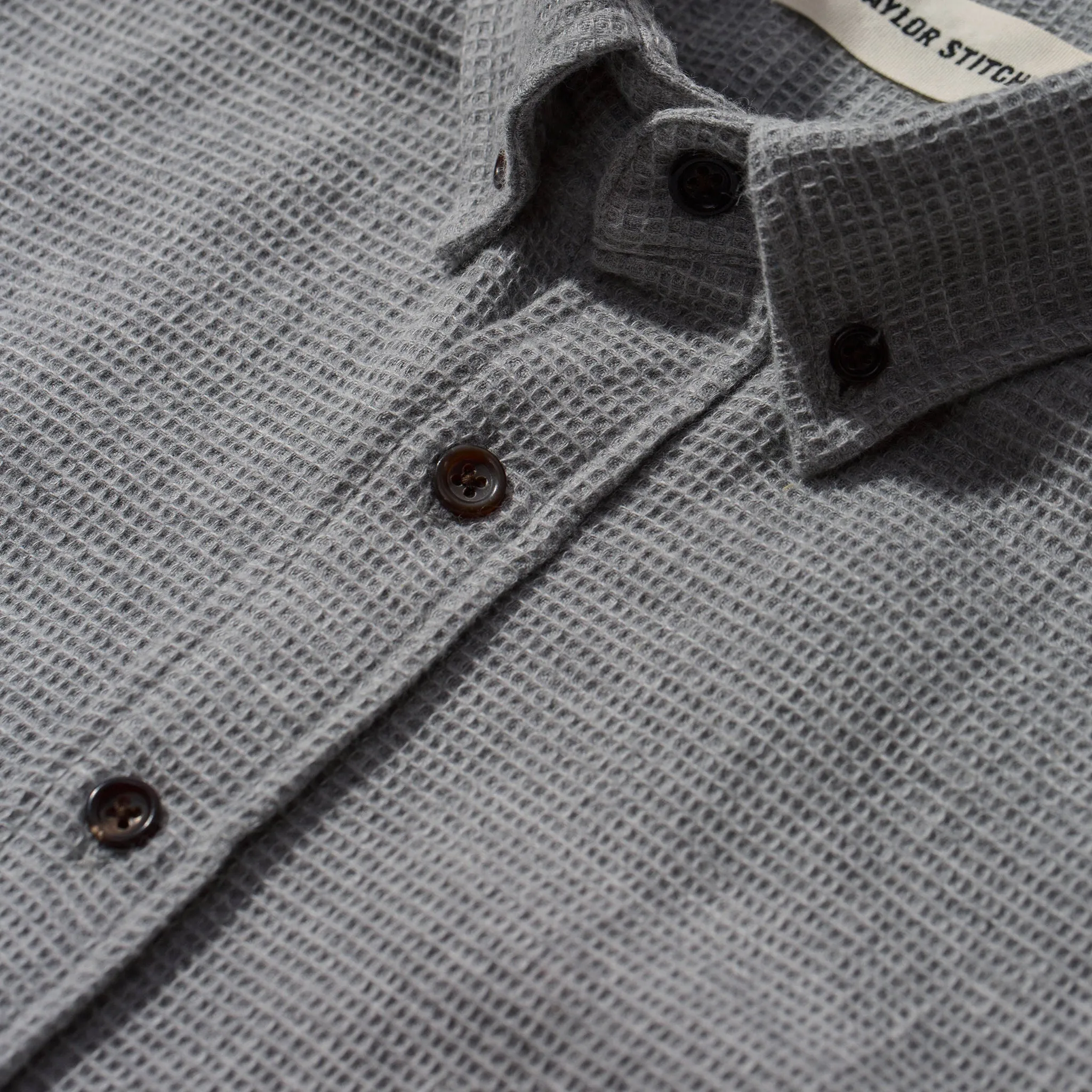 The Short Sleeve Jack in Ash Waffle sold by Taylor Stitch product image thumbnail 5