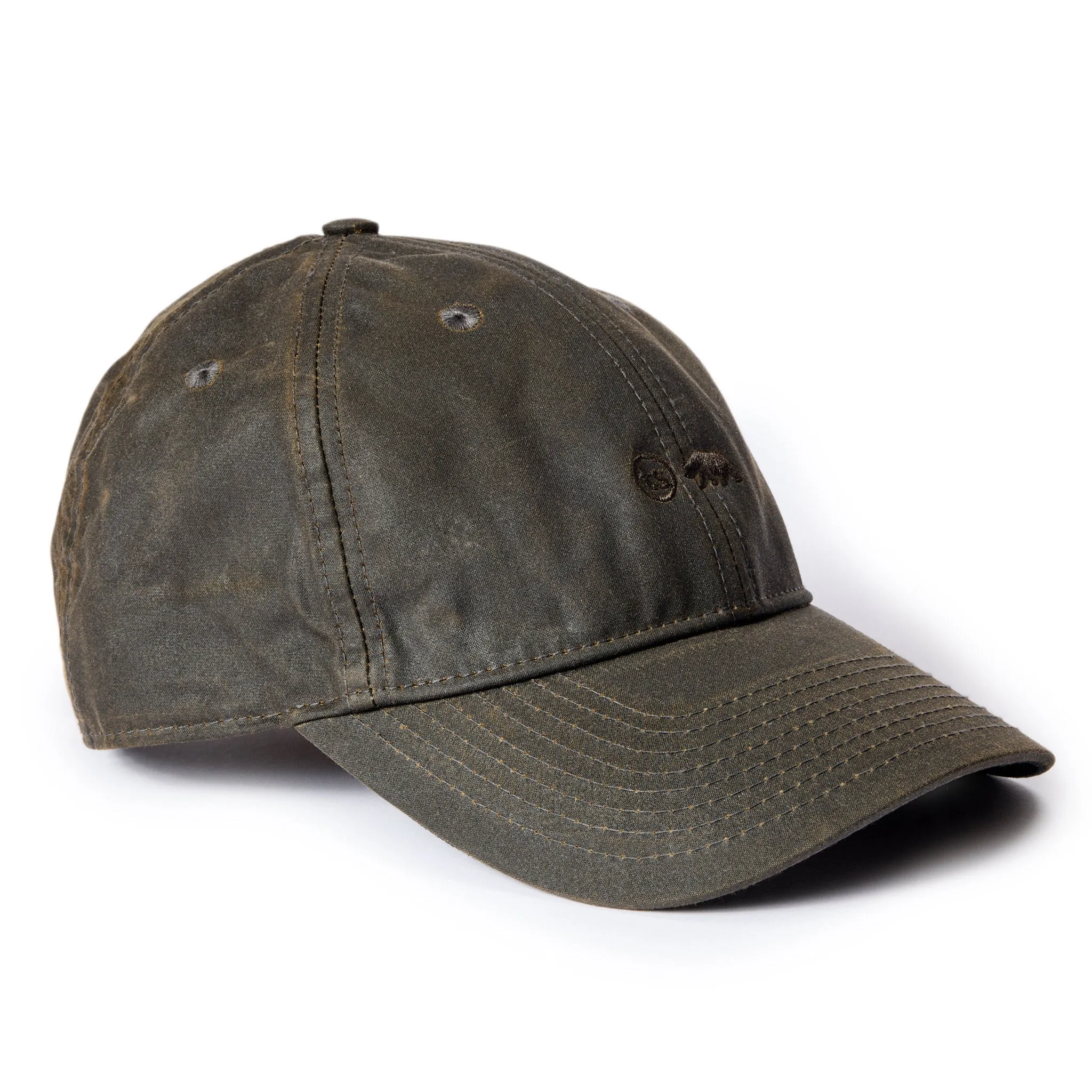 The Ball Cap in Soil Waxed Canvas sold by Taylor Stitch product image thumbnail 4