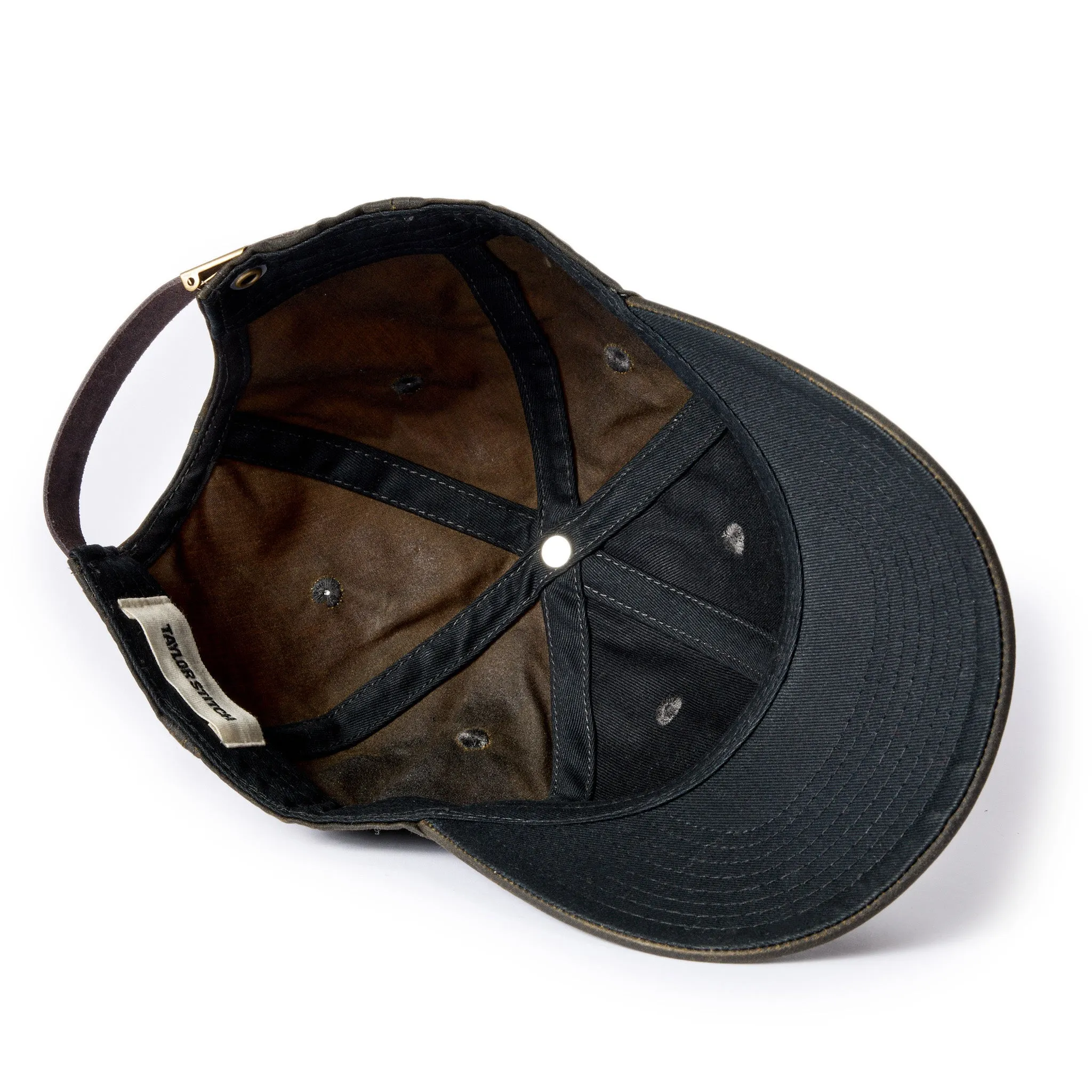 The Ball Cap in Soil Waxed Canvas sold by Taylor Stitch product image thumbnail 5