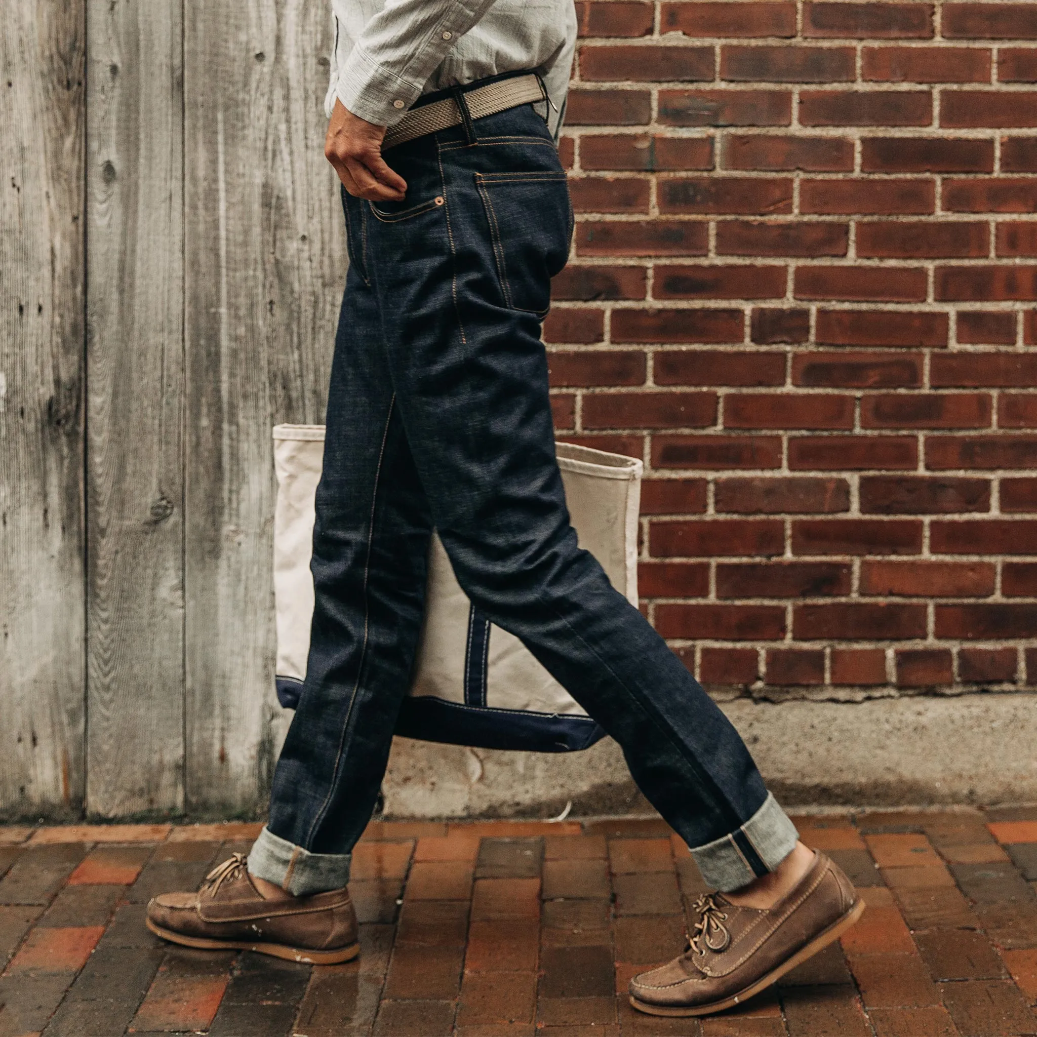 The Democratic Jean in Organic Selvage sold by Taylor Stitch product image thumbnail 2