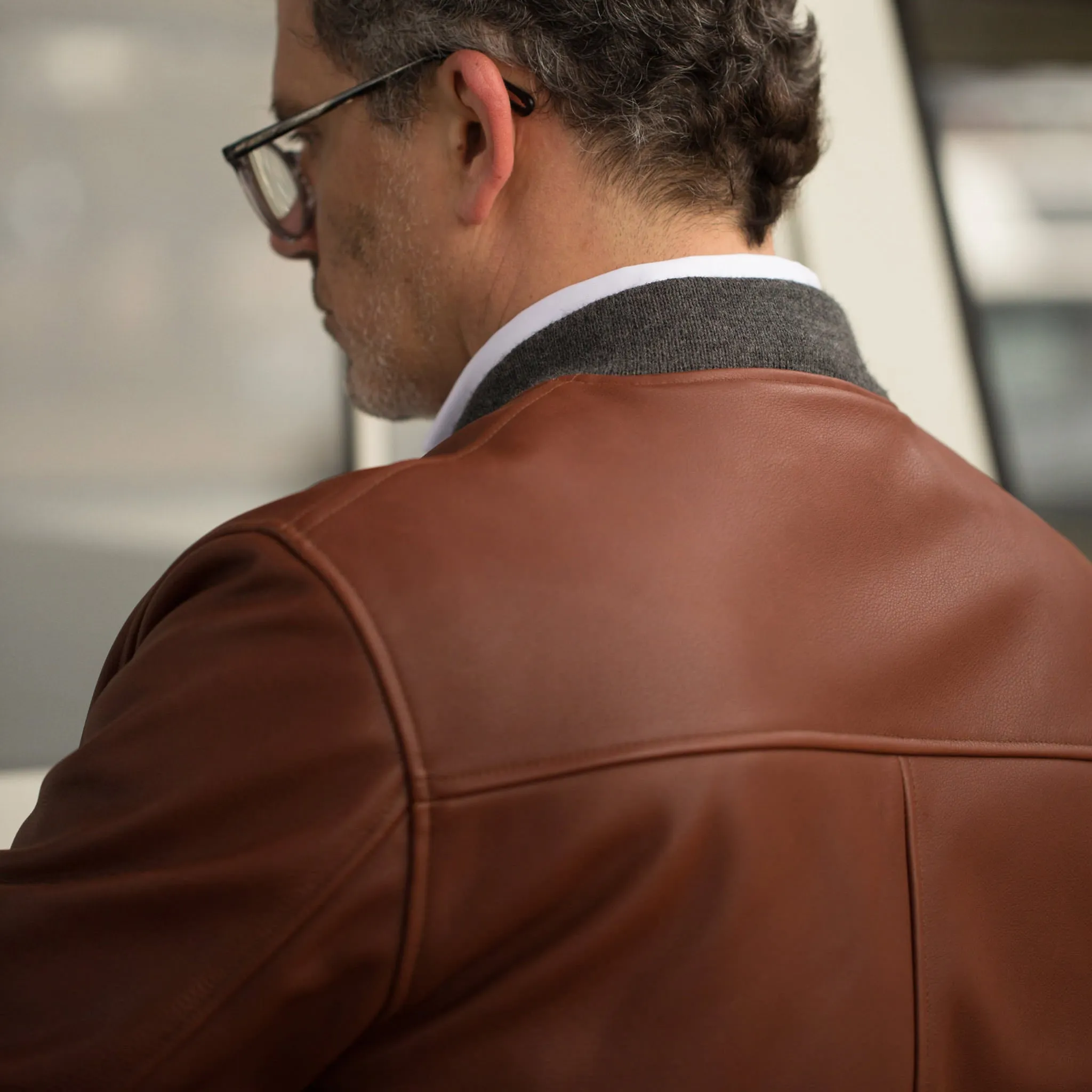 The Presidio Jacket in Cognac sold by Taylor Stitch product image thumbnail 3