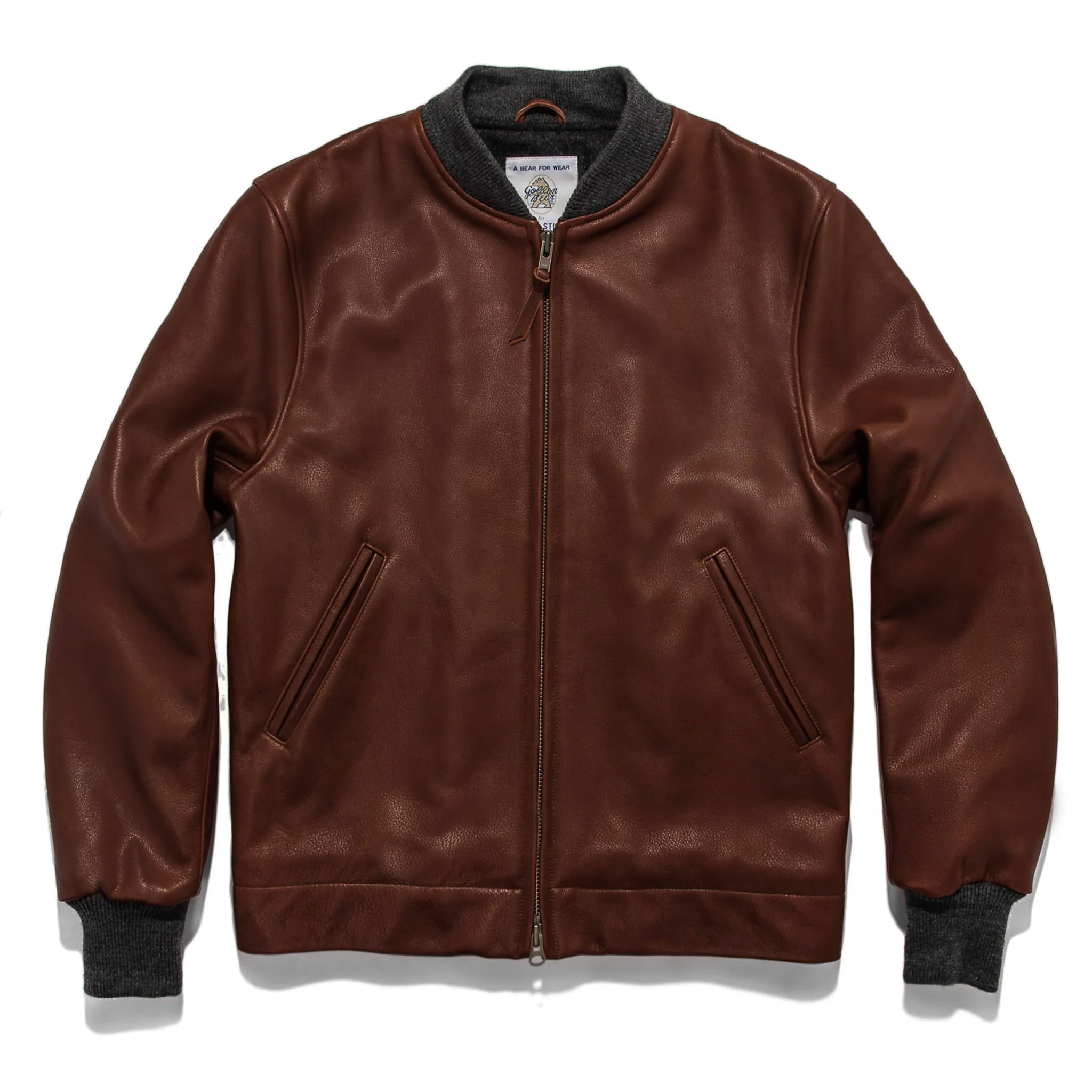 The Presidio Jacket in Cognac sold by Taylor Stitch