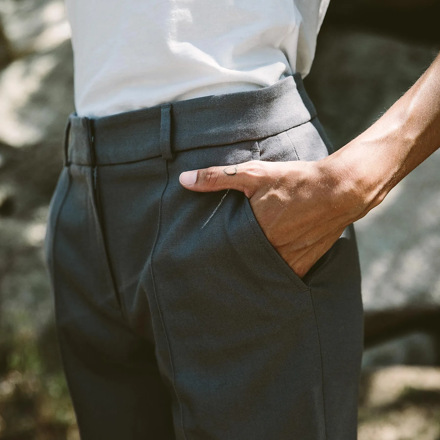 The Parsons Pant in Stone sold by Taylor Stitch product image thumbnail 3