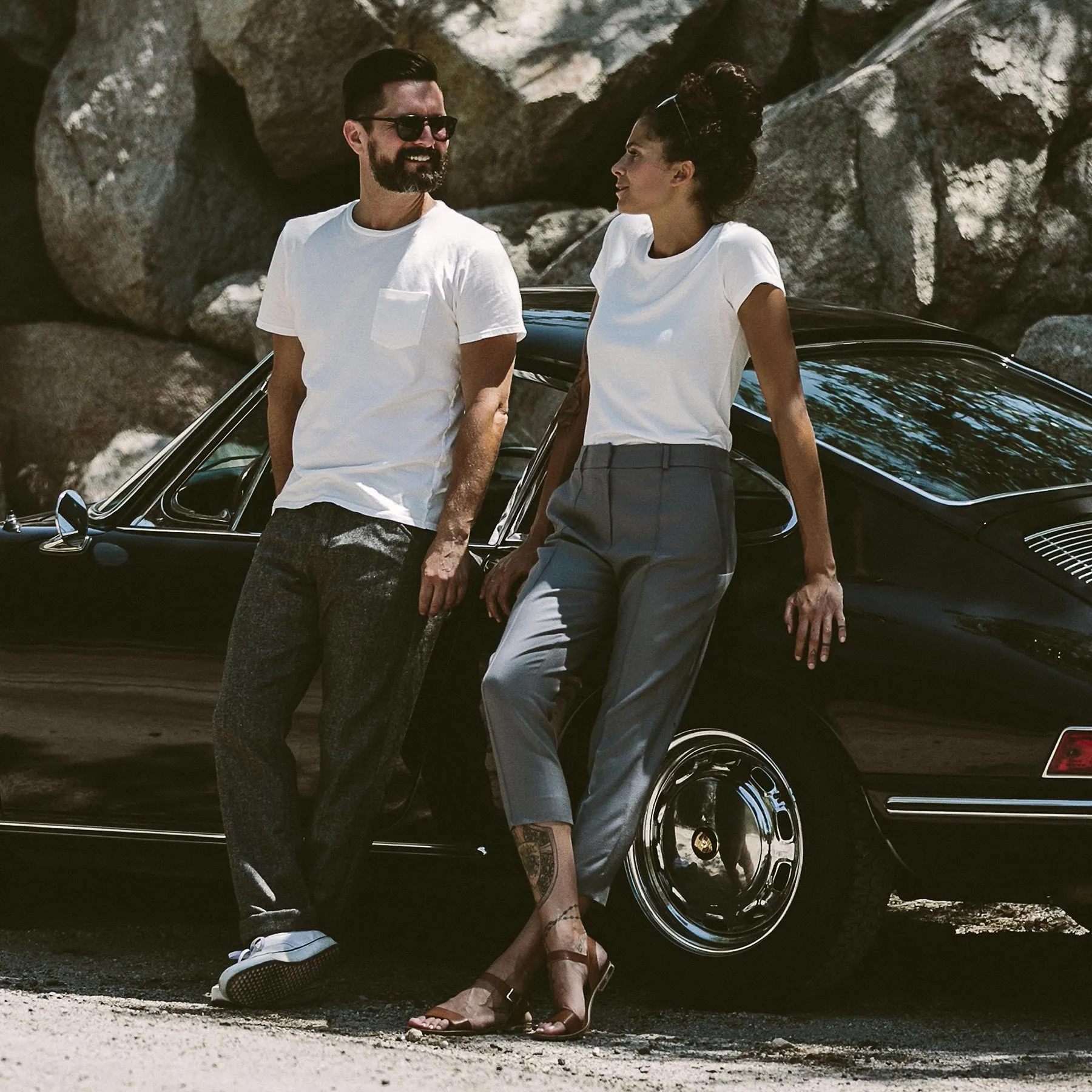 The Parsons Pant in Stone sold by Taylor Stitch product image thumbnail 2