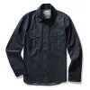 The Saddler Shirt in Indigo Broken Twill sold by Taylor Stitch