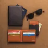 The Minimalist Wallet in Brown sold by Taylor Stitch