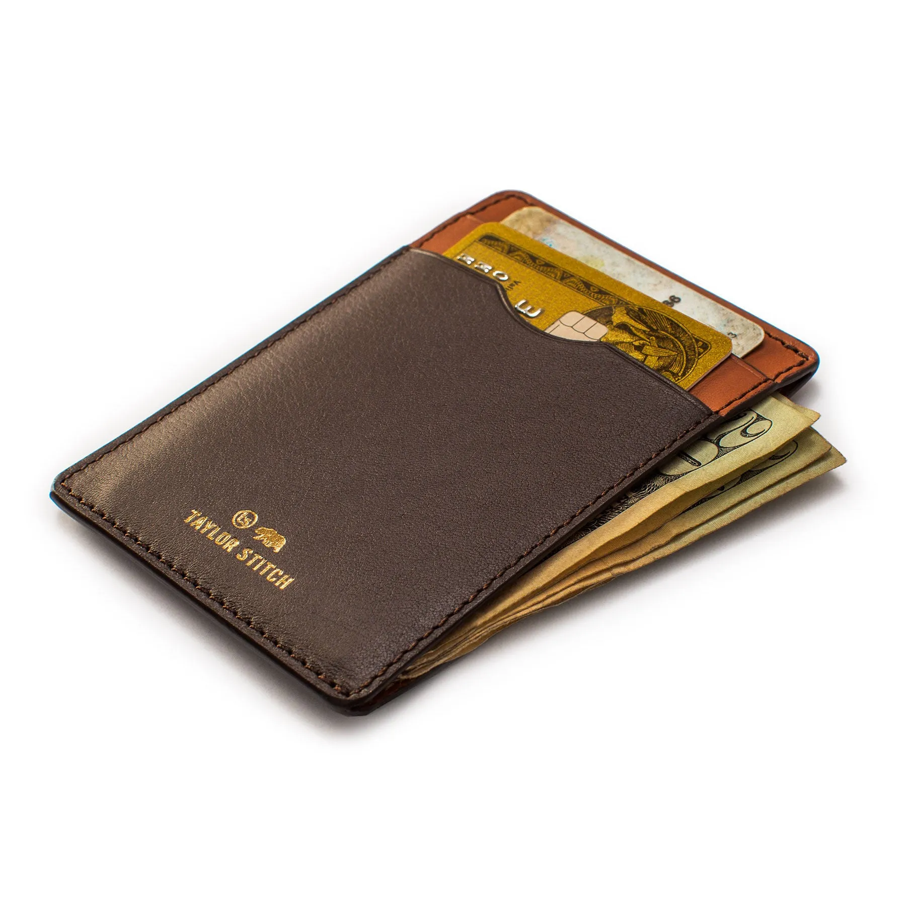 The Minimalist Wallet in Brown sold by Taylor Stitch product image thumbnail 4