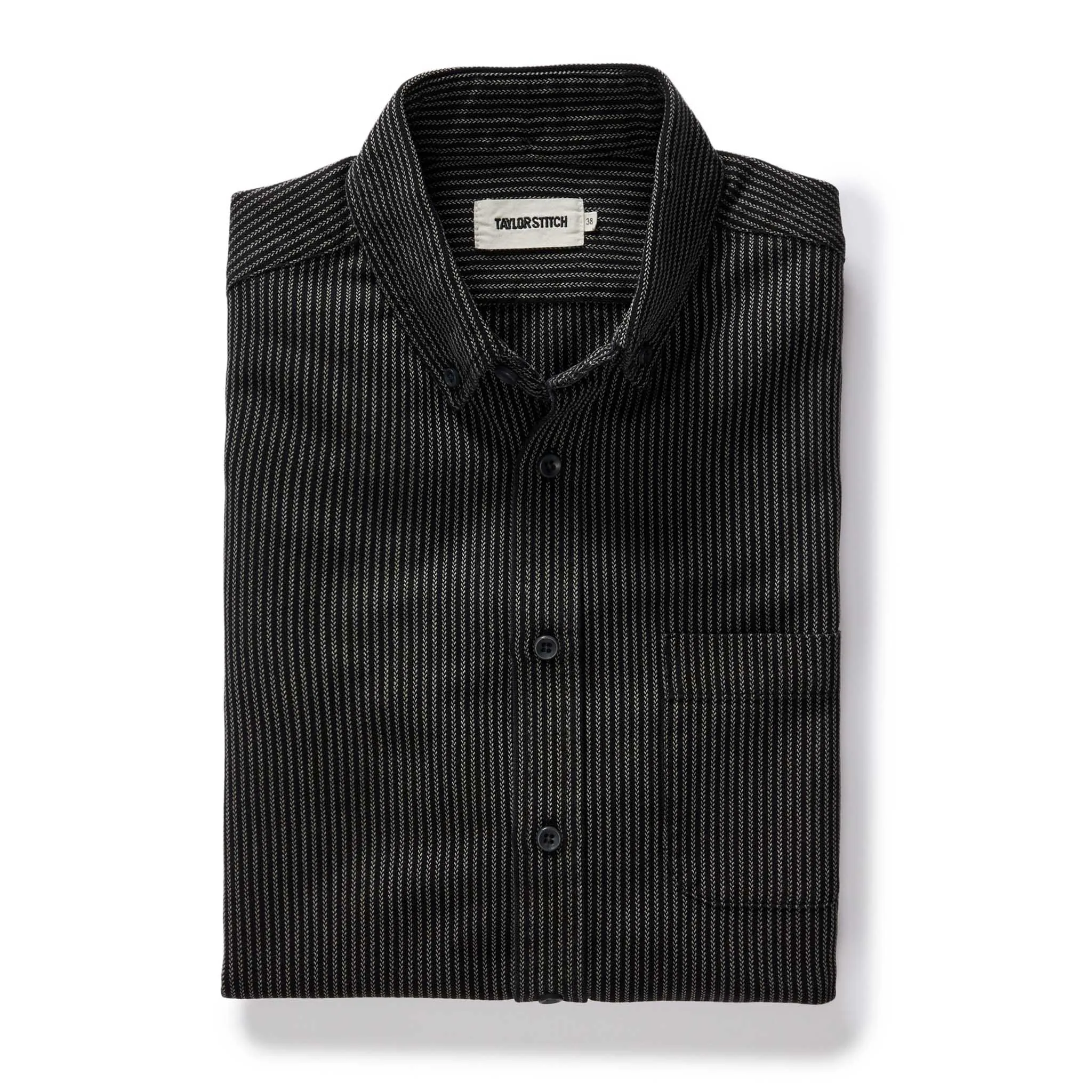 The Jack in Roped Black Indigo sold by Taylor Stitch