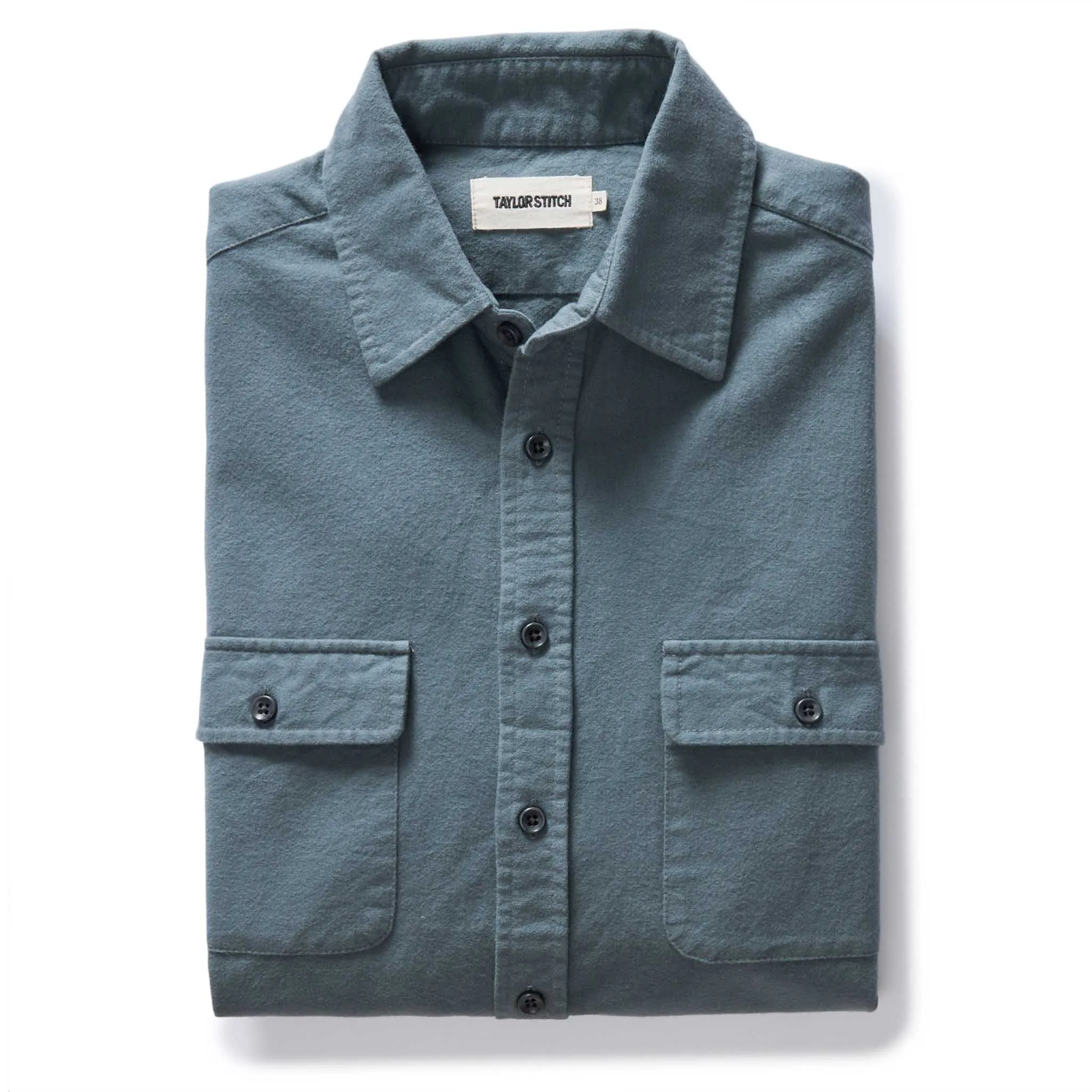 The Yosemite Shirt in Slate sold by Taylor Stitch