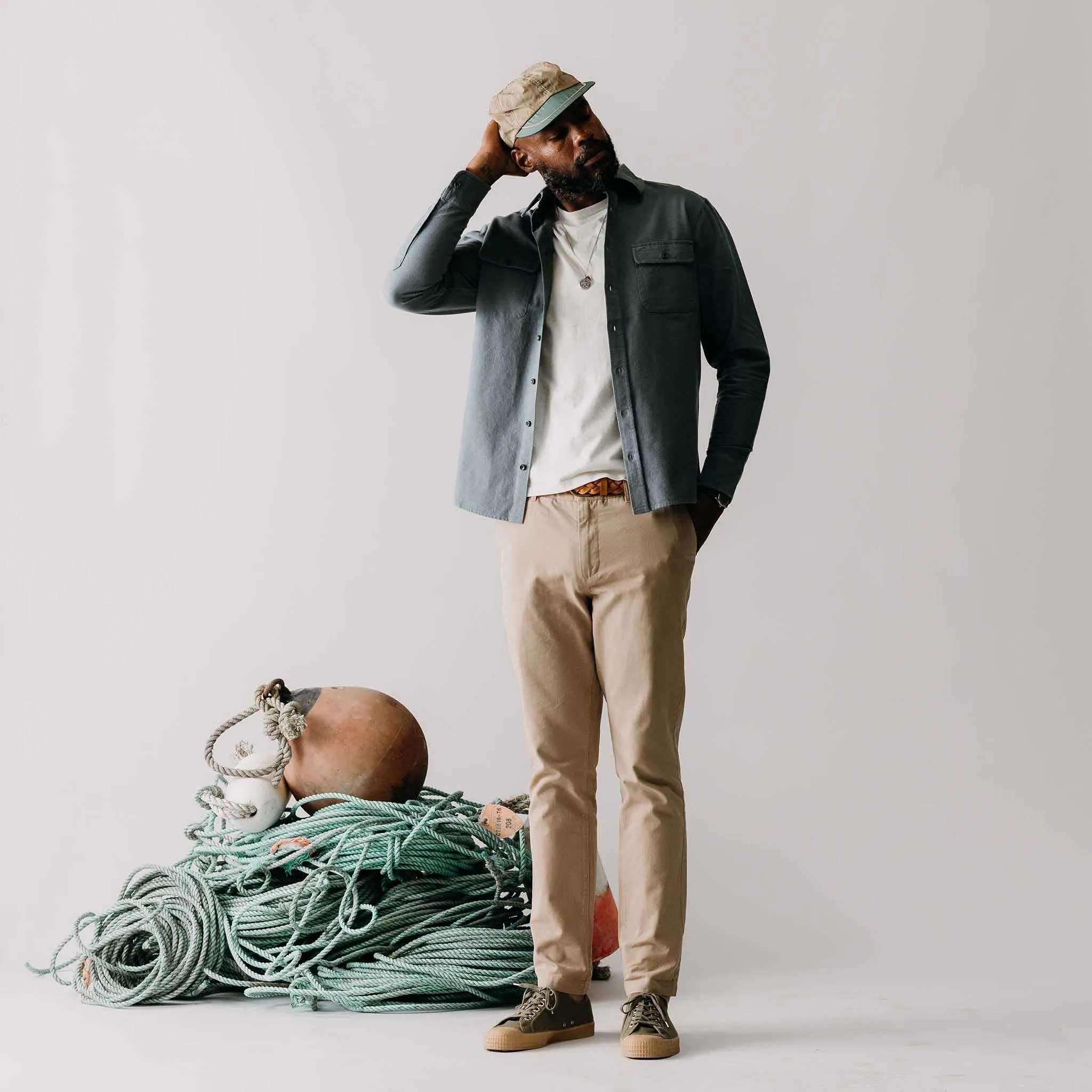 The Yosemite Shirt in Slate sold by Taylor Stitch product image thumbnail 3