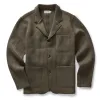 The Evans Blazer in Forest Birdseye Wool sold by Taylor Stitch