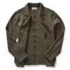The Evans Blazer in Forest Birdseye Wool sold by Taylor Stitch