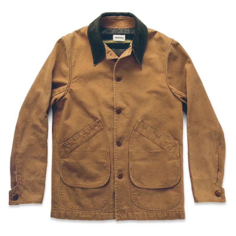 The Barn Jacket in Camel sold by Taylor Stitch