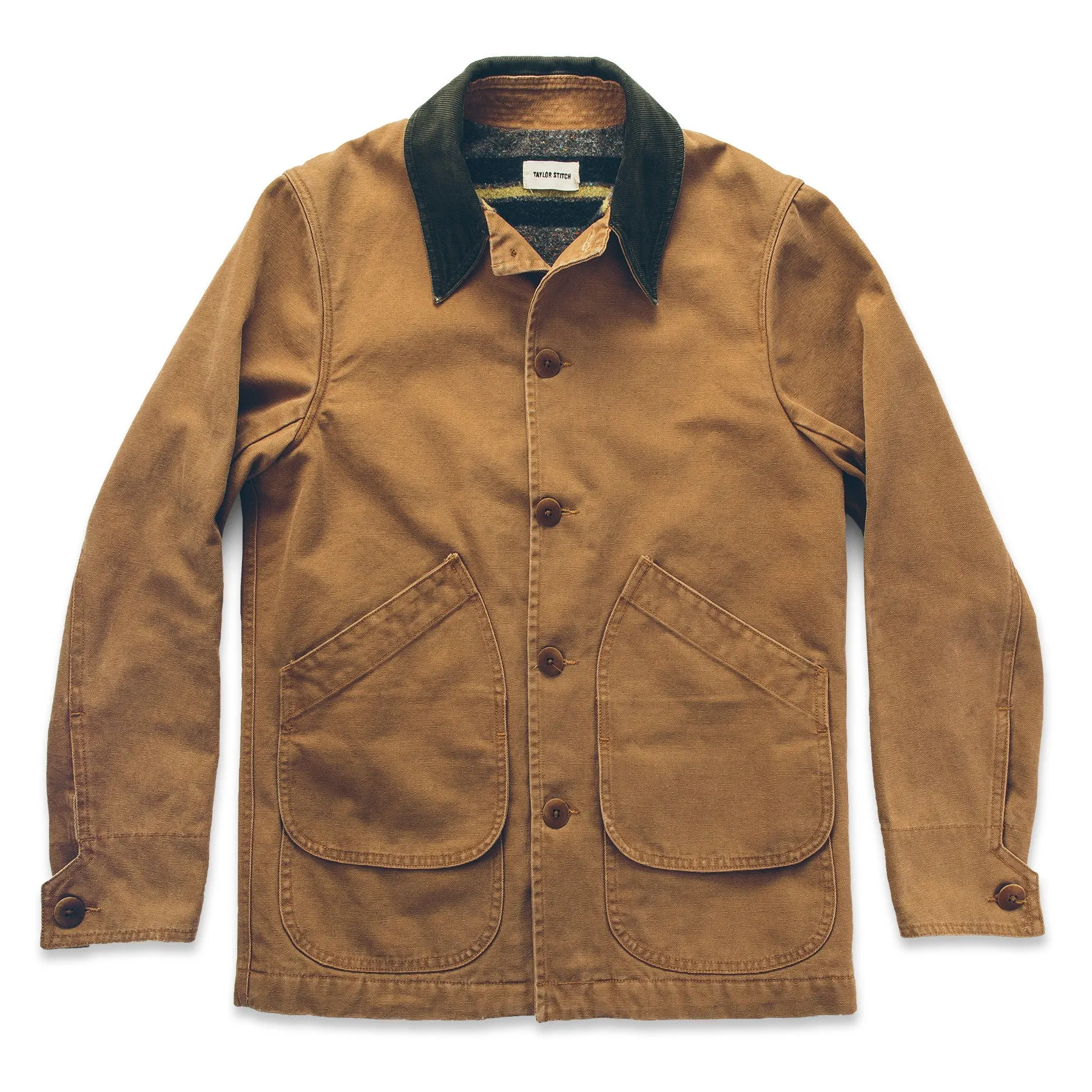 The Barn Jacket in Camel sold by Taylor Stitch
