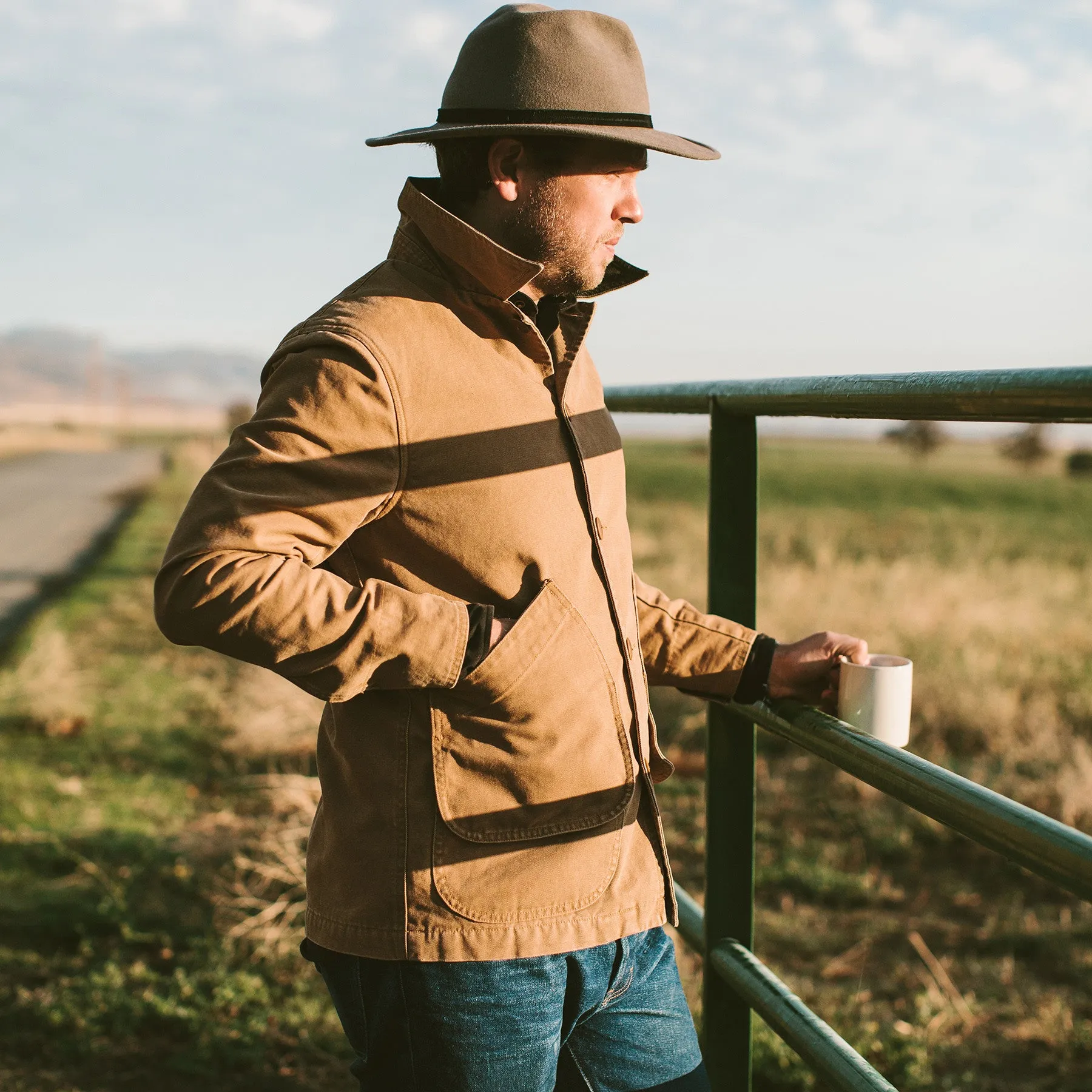 The Barn Jacket in Camel sold by Taylor Stitch product image thumbnail 2
