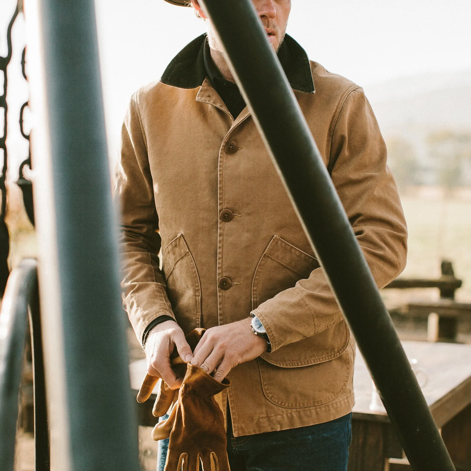 The Barn Jacket in Camel sold by Taylor Stitch product image thumbnail 5