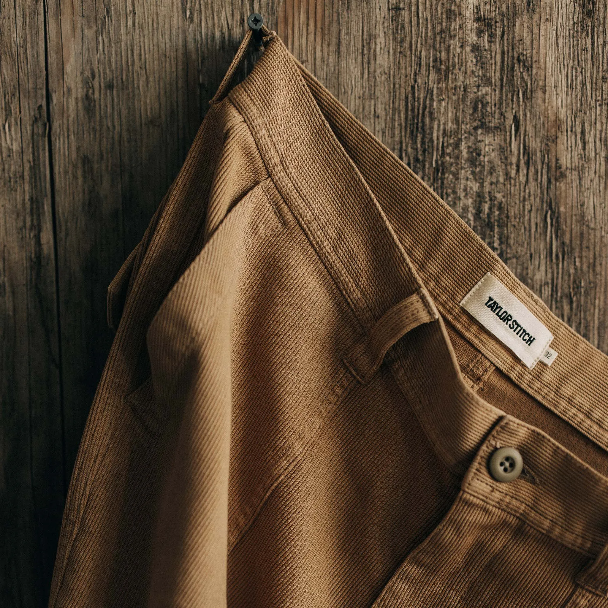The Trail Pant in Light Khaki Bedford Cord sold by Taylor Stitch product image thumbnail 5