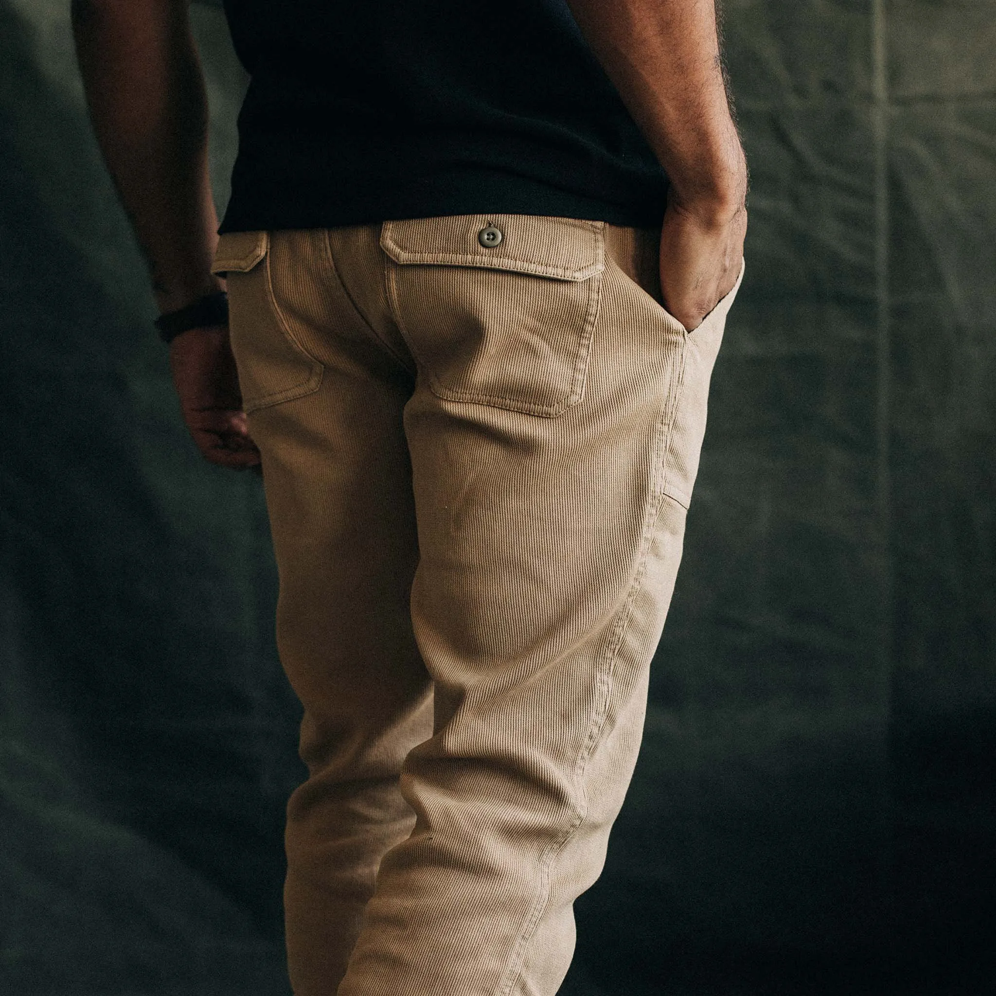 The Trail Pant in Light Khaki Bedford Cord sold by Taylor Stitch product image thumbnail 3