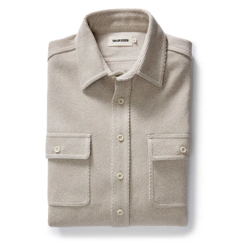 The Ledge Shirt in Flax Twill made by Taylor Stitch