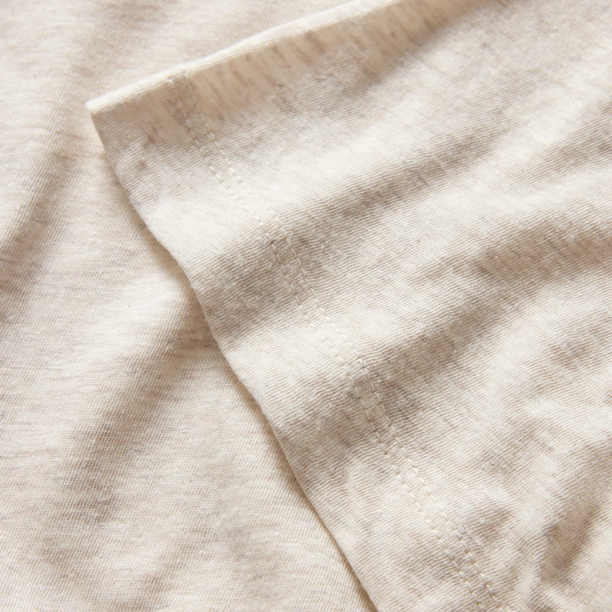 The Cotton Hemp Tee in Heather Oat sold by Taylor Stitch product image thumbnail 3
