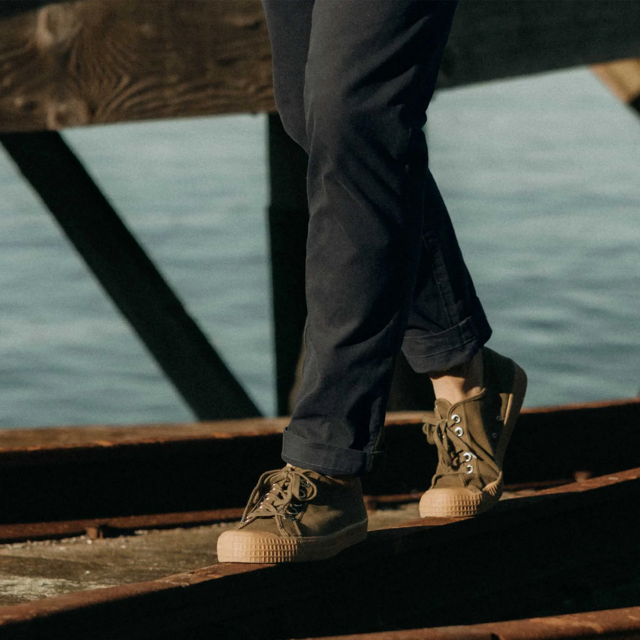 The Democratic Foundation Pant in Organic Navy sold by Taylor Stitch product image thumbnail 3