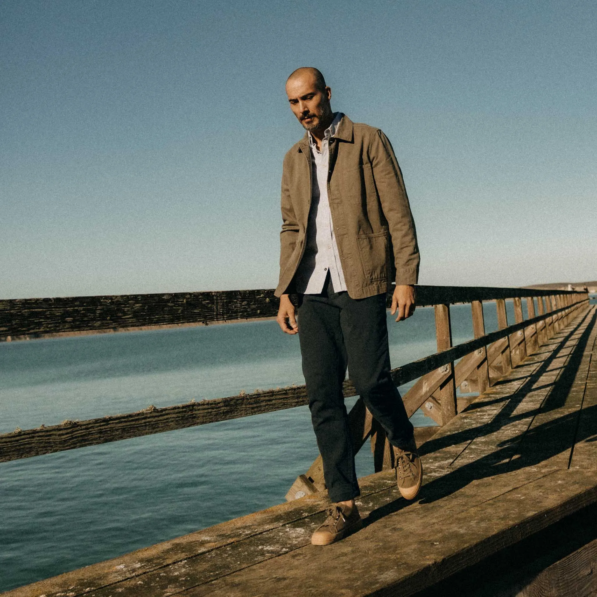 The Democratic Foundation Pant in Organic Navy sold by Taylor Stitch product image thumbnail 4