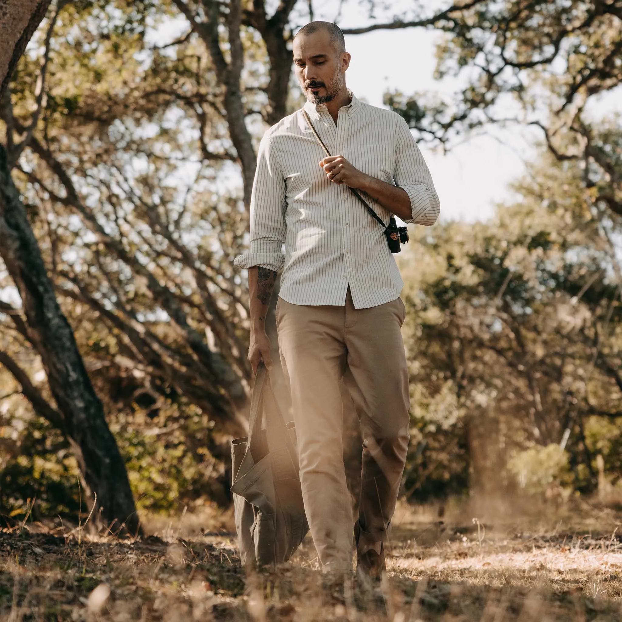 The Jack in White Stripe Oxford sold by Taylor Stitch product image thumbnail 4