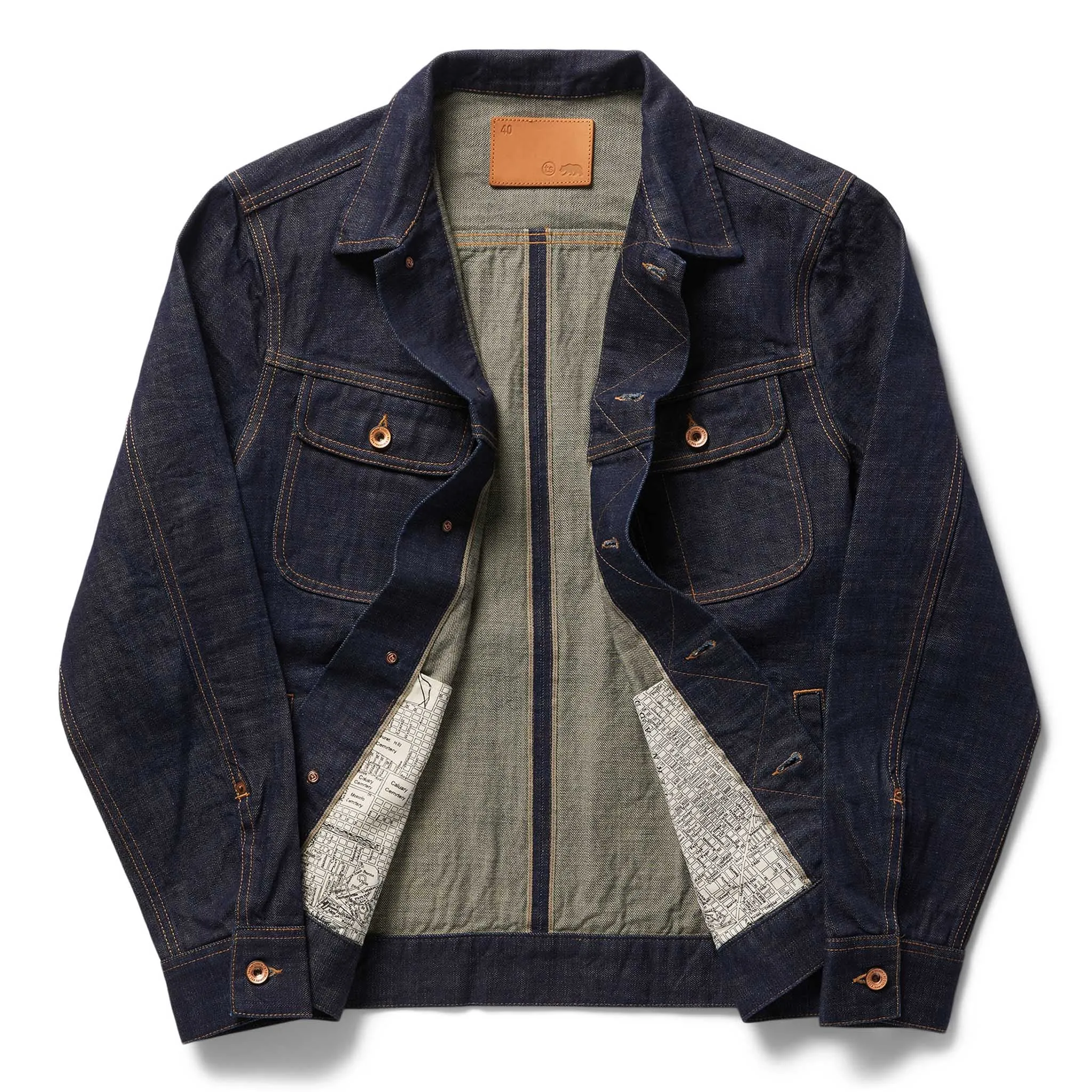 The Long Haul Jacket in Rinsed Organic Selvedge sold by Taylor Stitch product image thumbnail 5